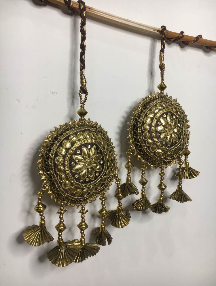 'BHOOMIKA' Brown Hand Crafted Tassels