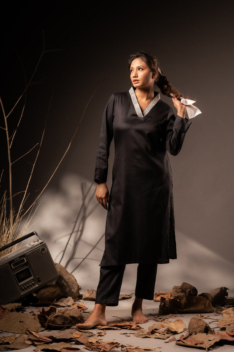 'RENU' Cotton Silk Kurta Set