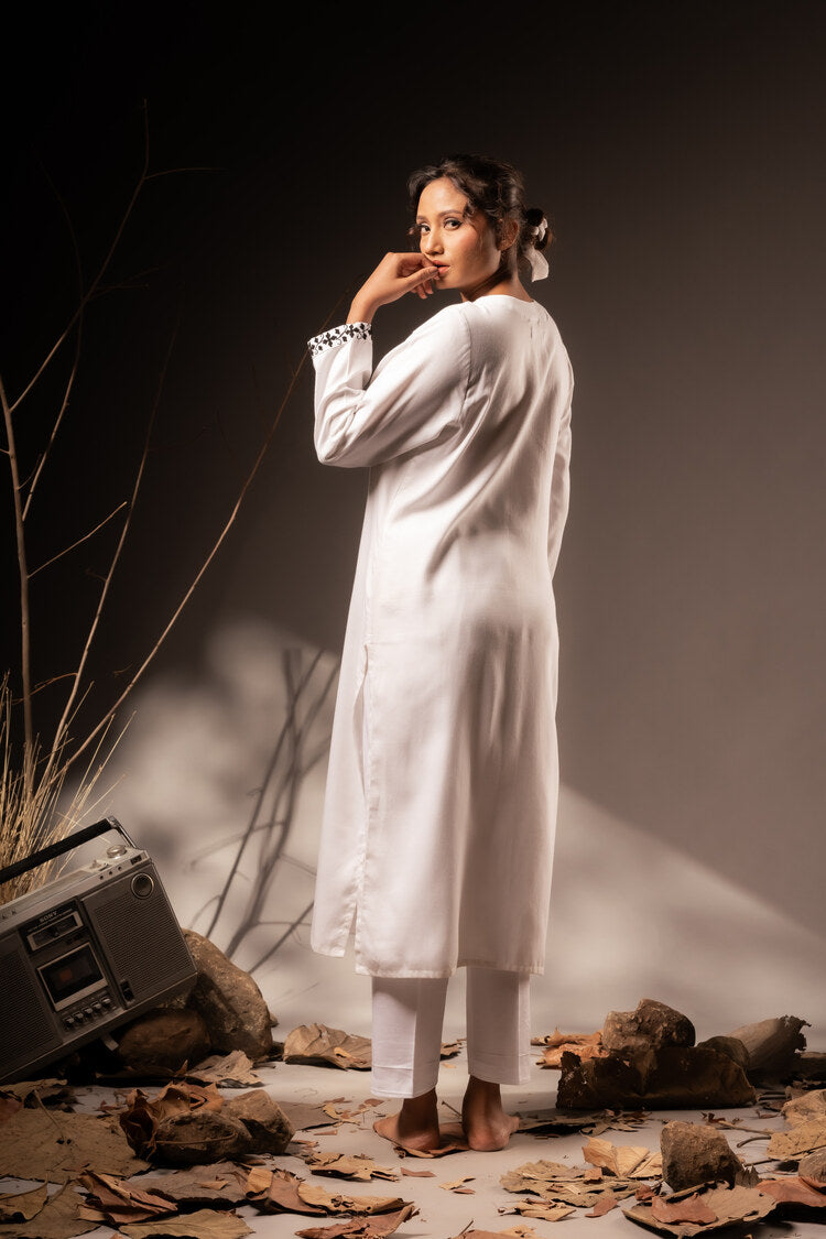 'SARWANGI' Cotton Silk Kurta Set