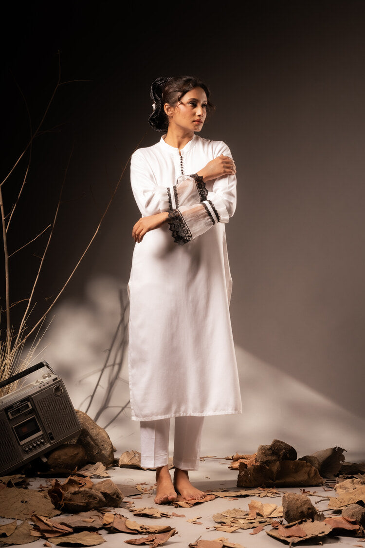 'SHANKH' Cotton Silk Kurta Set