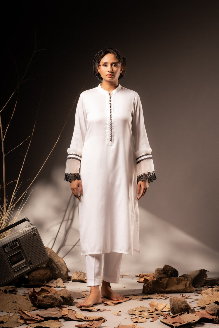 Studio Sample - 'SHANKH' Cotton Silk Kurta