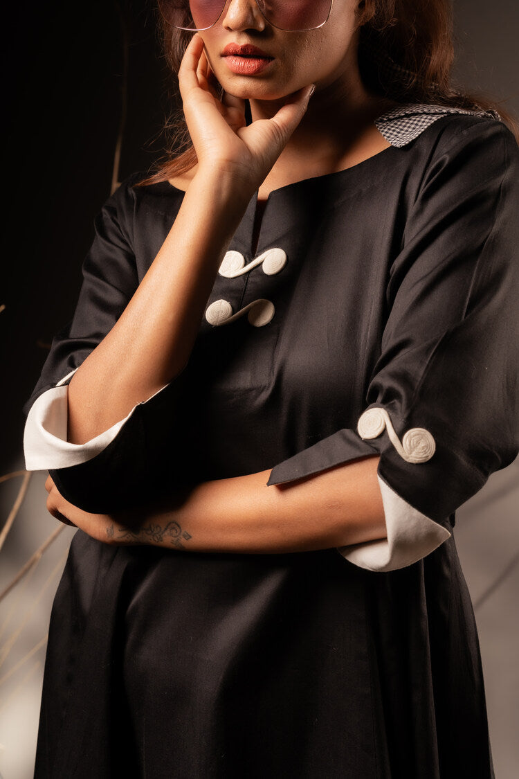 Studio Sample - 'AAKRITI' Cotton Silk Dress