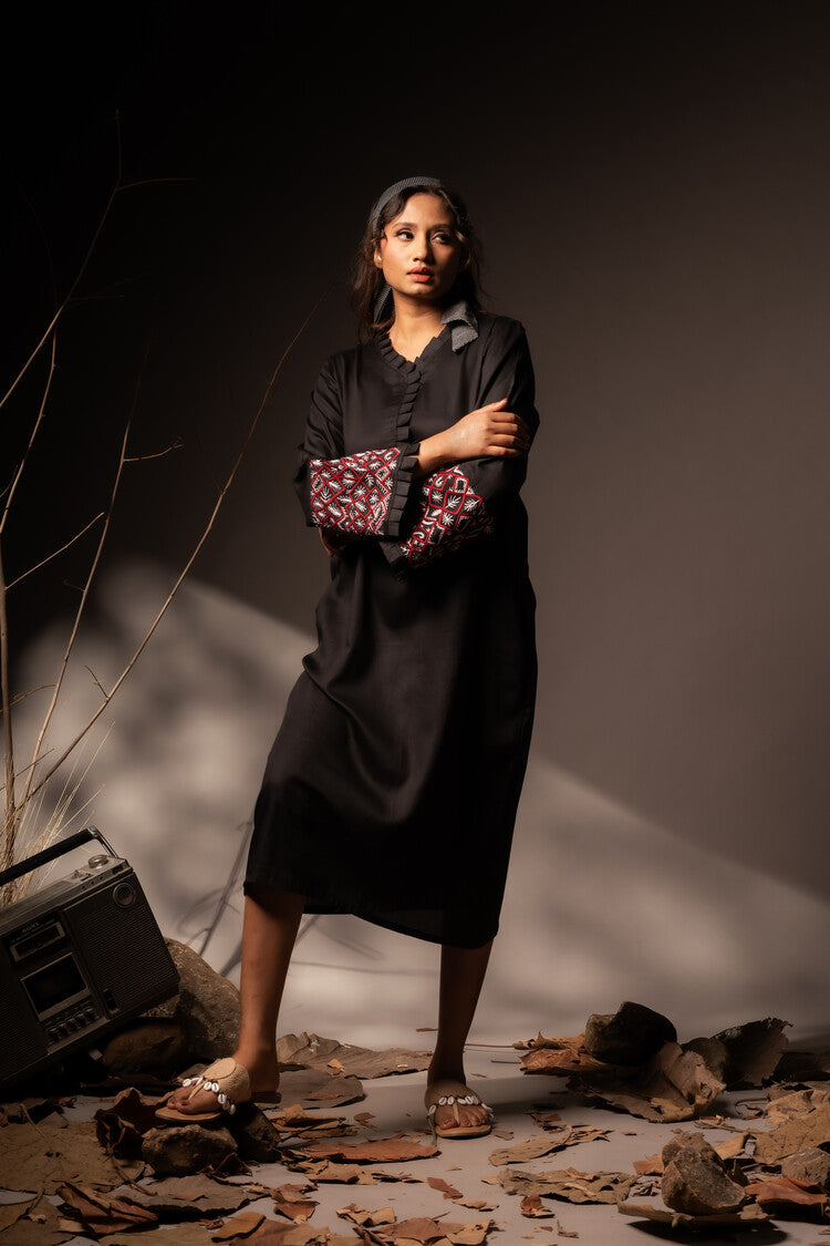 Studio Sample - 'KANCHAN' Cotton Silk Dress