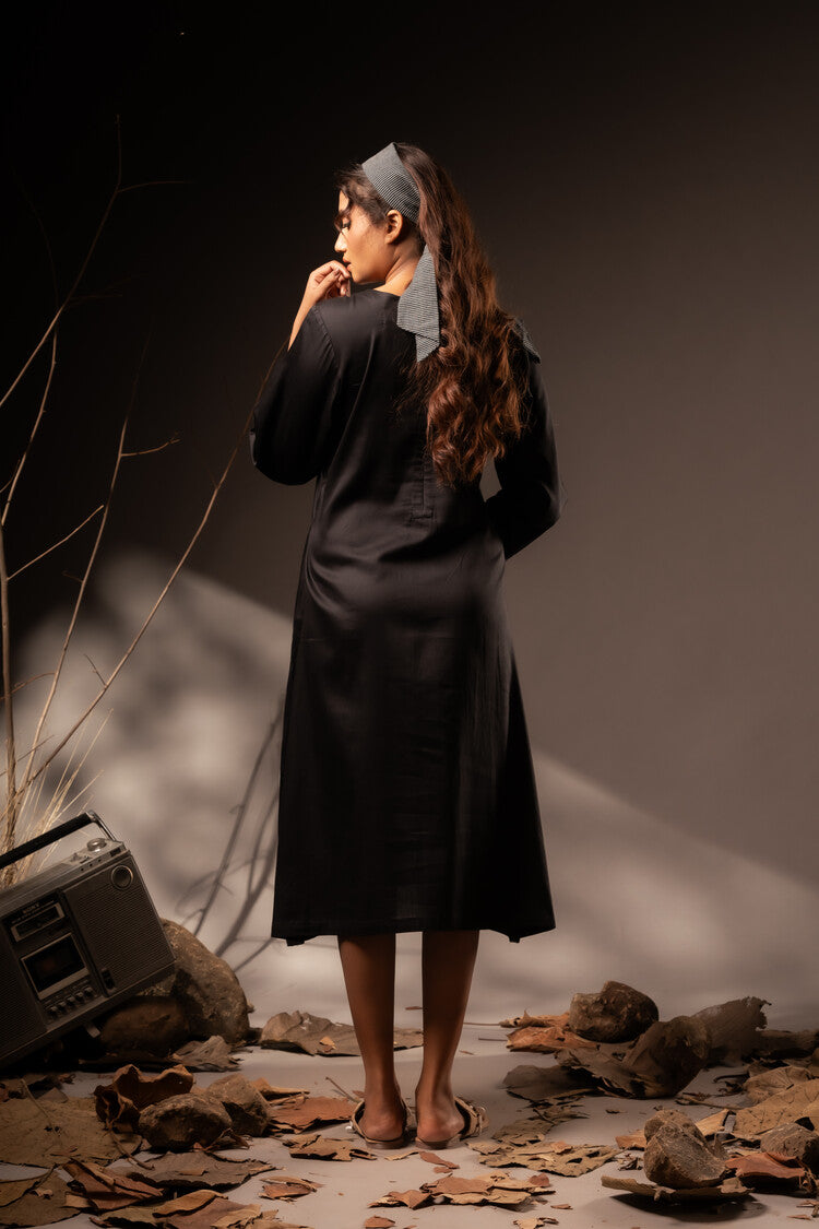 'KILOL' Cotton Silk Dress