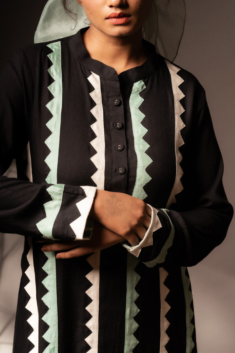 'TRISHA' Cotton Silk Dress