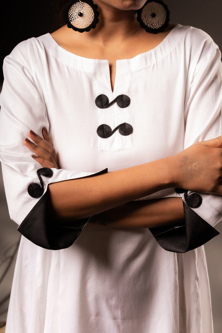 Studio Sample - 'AAKRITI' Cotton Silk Dress