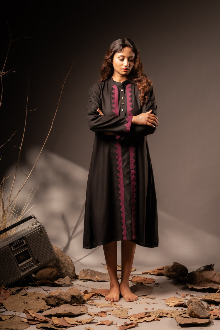 'SANKHYA' Cotton Silk Dress