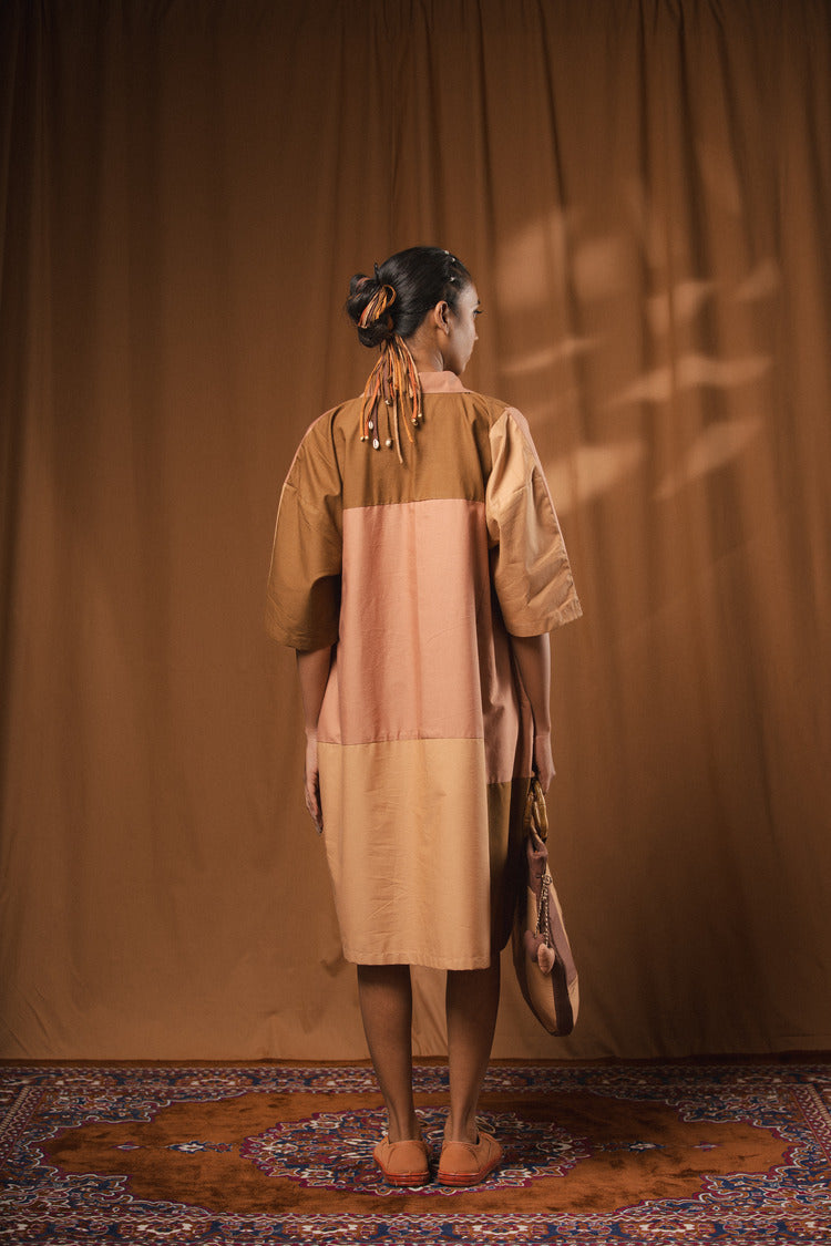'STAPOO' Cotton Shirt Dress