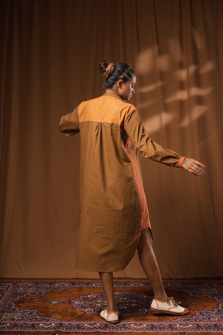 'SATOLIA' Cotton Shirt Dress