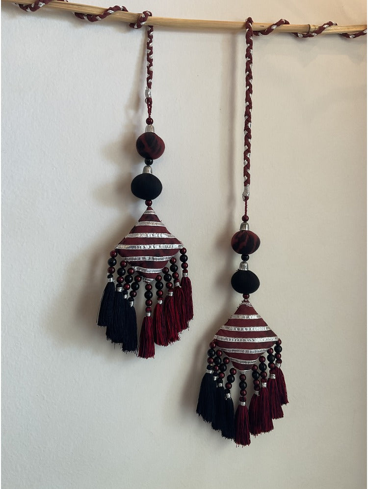 'LEHAR' Multicolor Hand Crafted Tassels