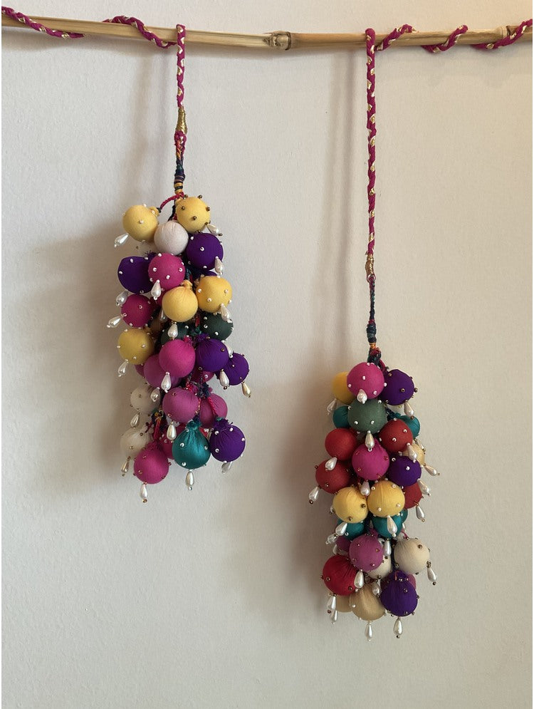 'KISHMISH' Multicolor Hand Crafted Tassels