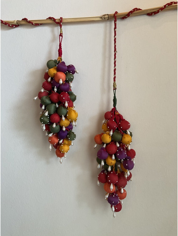 'ANGOORI' Multicolor Hand Crafted Tassels