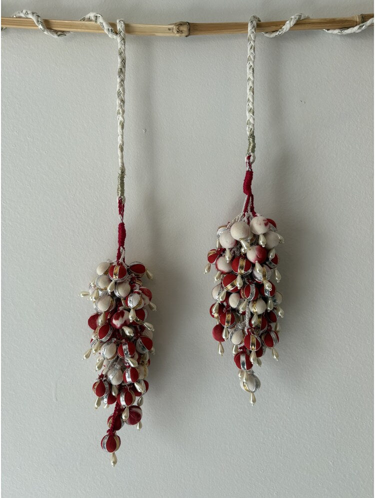 'NAQSH' Multicolor Hand Crafted Tassels