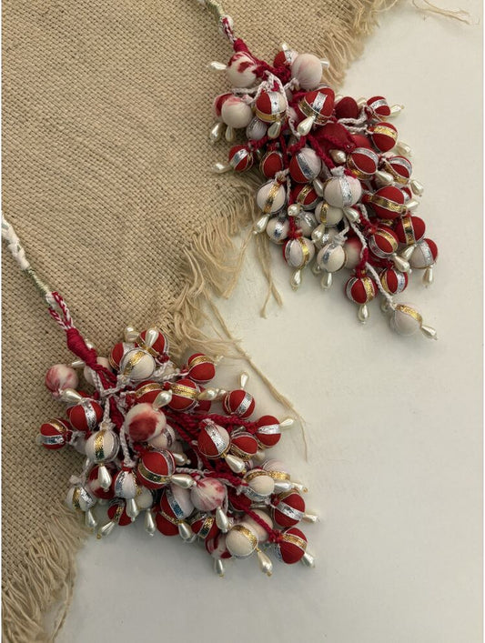 'NAQSH' Multicolor Hand Crafted Tassels