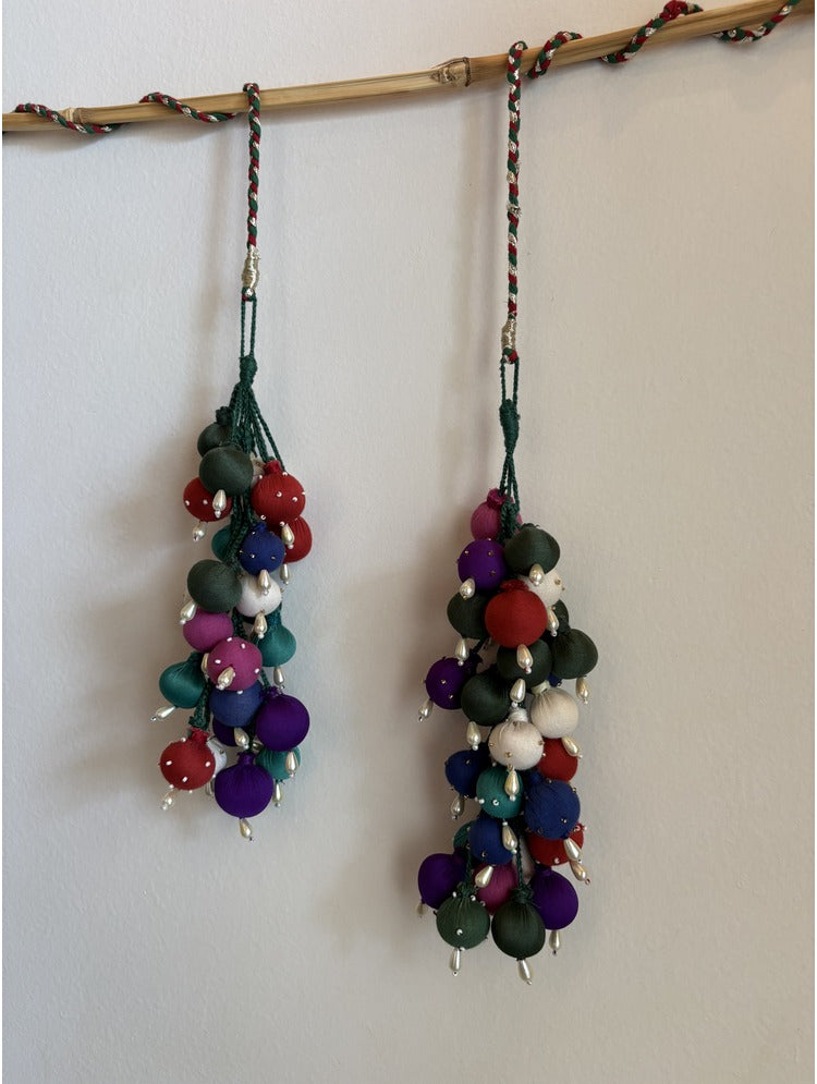 'RASBARI' Multicolor Hand Crafted Tassels