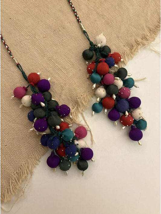 'RASBARI' Multicolor Hand Crafted Tassels