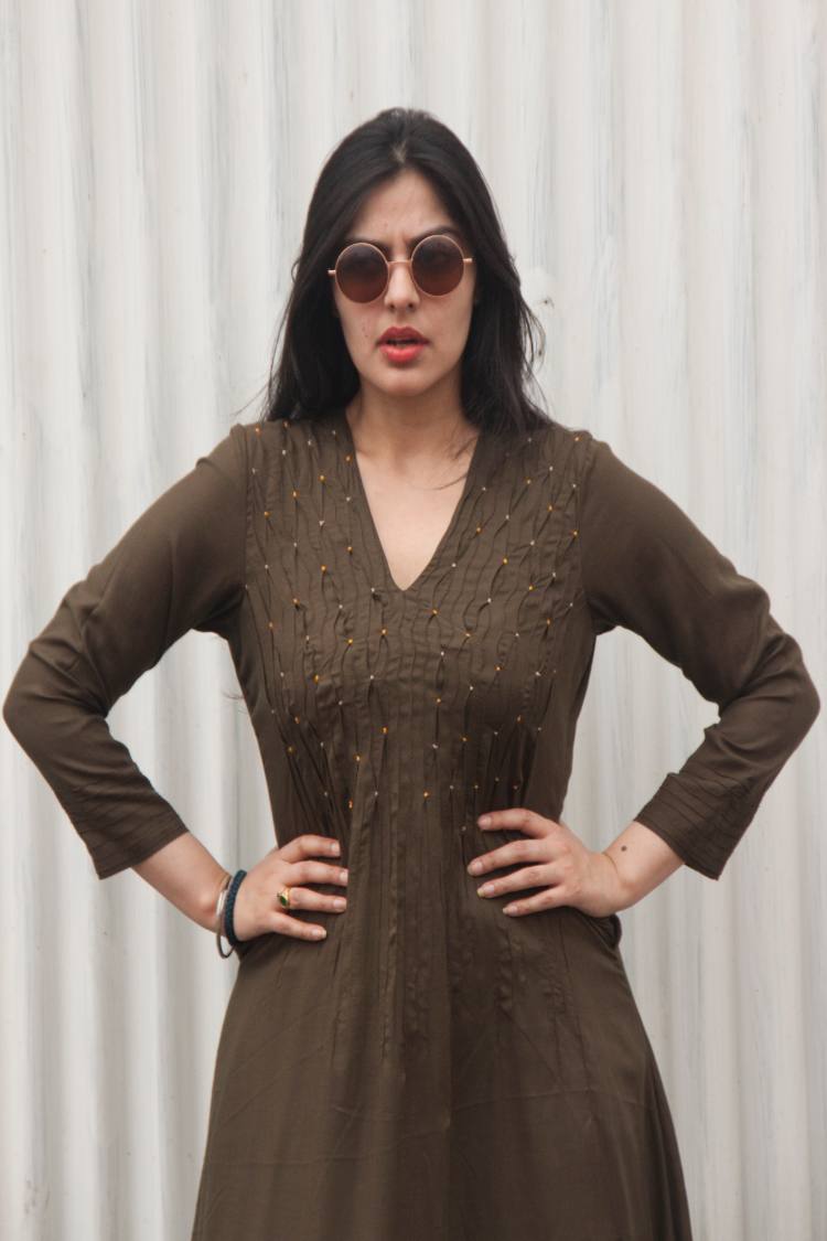 'PINDROPS' Cambric Dress
