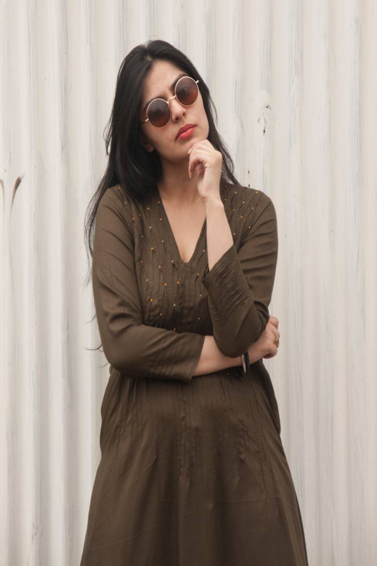 'PINDROPS' Cambric Dress