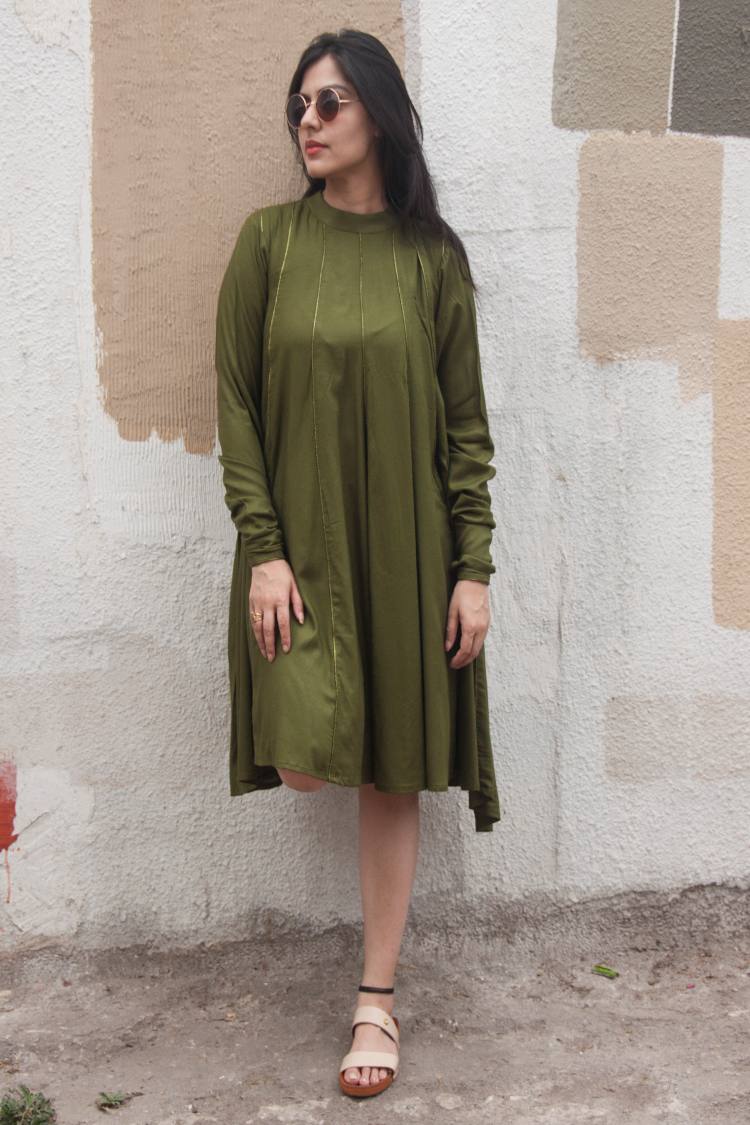 Studio Sample - 'PARINDA' Cotton Mulmul Dress
