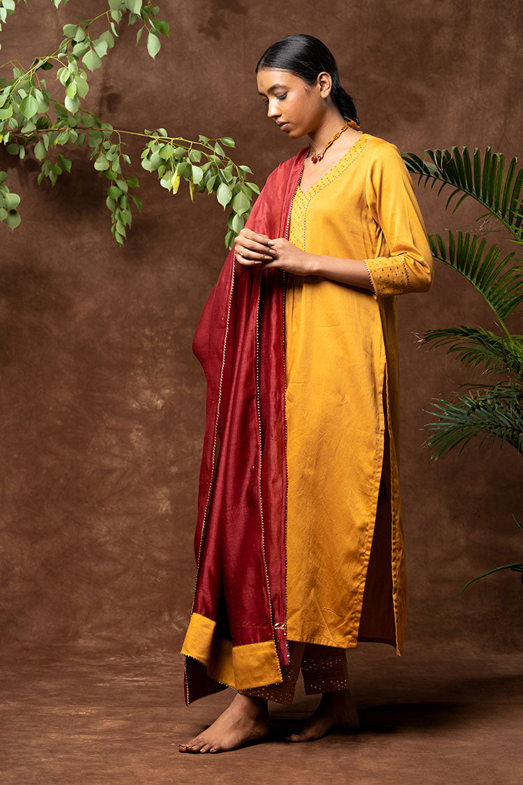Handloom Chanderi Silk Dupatta