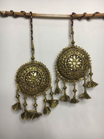 'BHOOMIKA' Brown Hand Crafted Tassels