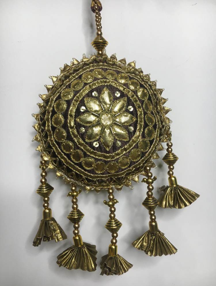 'BHOOMIKA' Brown Hand Crafted Tassels