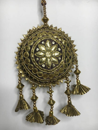 'BHOOMIKA' Brown Hand Crafted Tassels