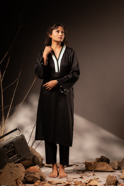 'LAVANYA' Cotton Silk Kurta Set