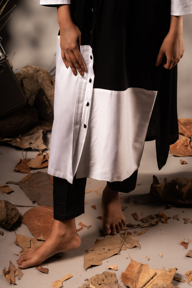 'ANANDI' Cotton Silk Kurta Set