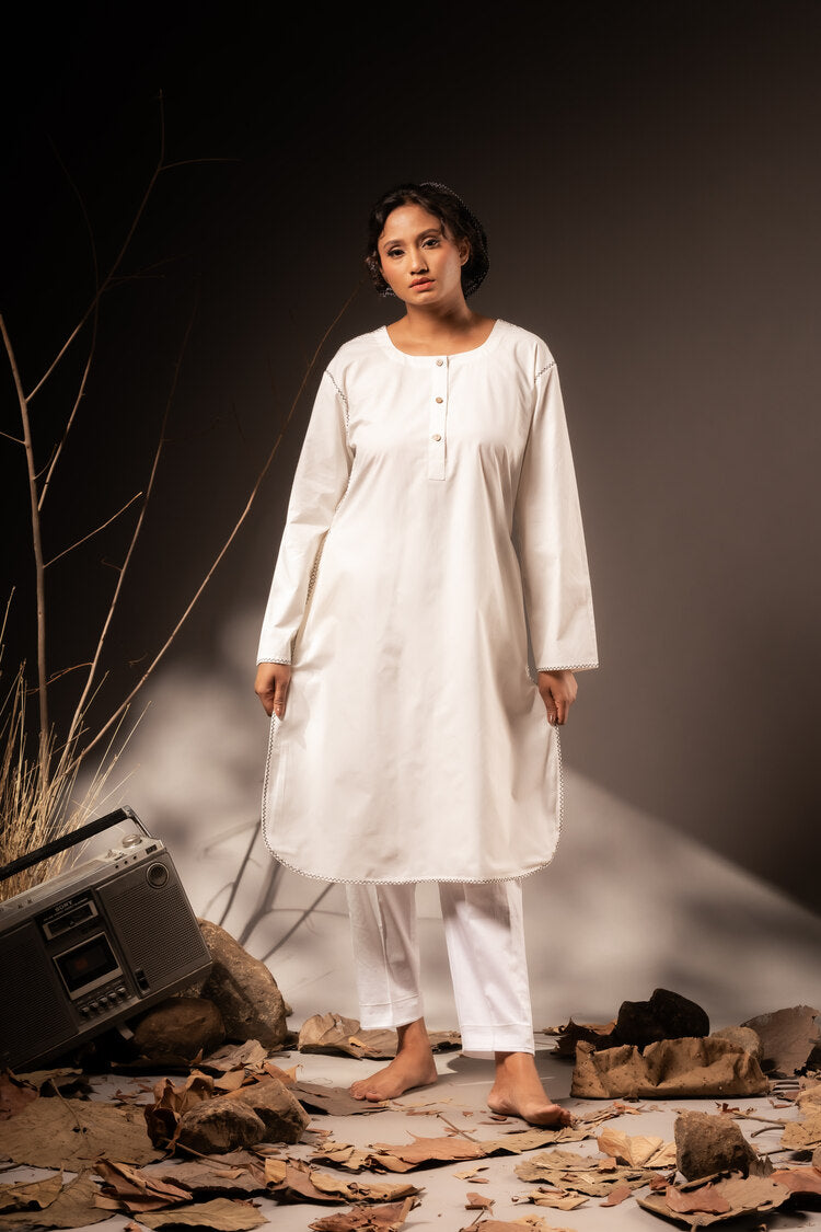 'MANINI' Cotton Silk Kurta Set