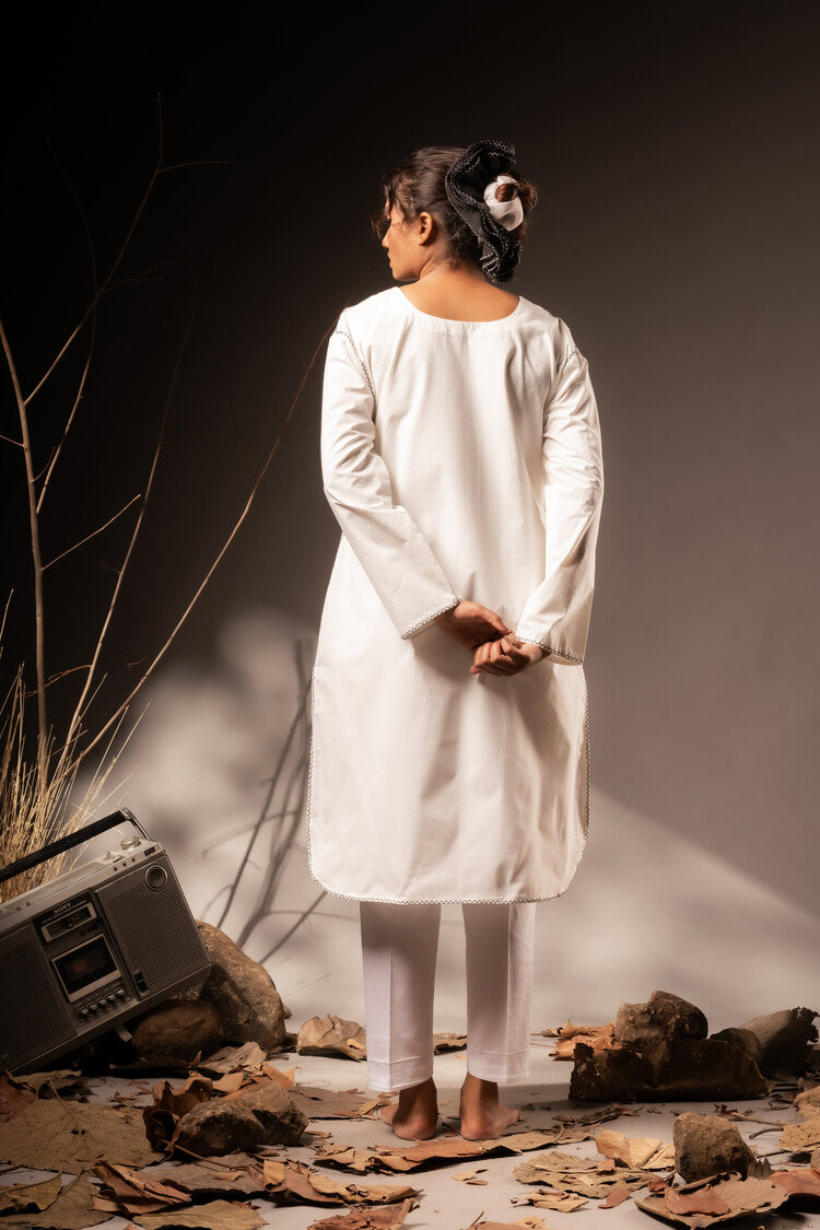 'MANINI' Cotton Silk Kurta Set