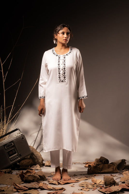 'SARWANGI' Cotton Silk Kurta Set