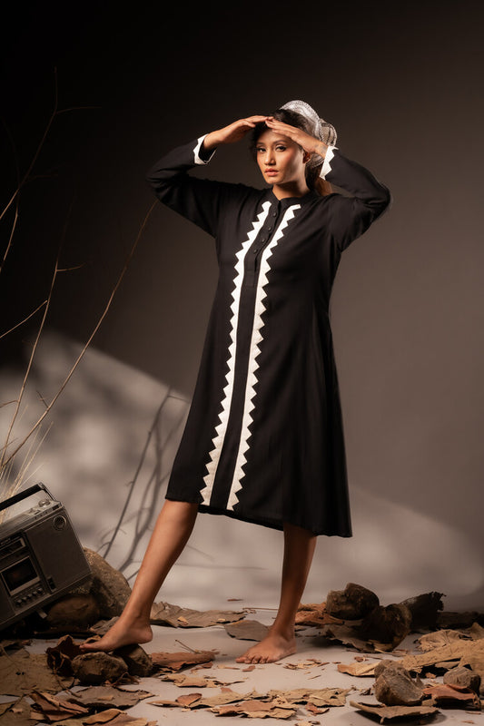 'SANKHYA' Cotton Silk Dress