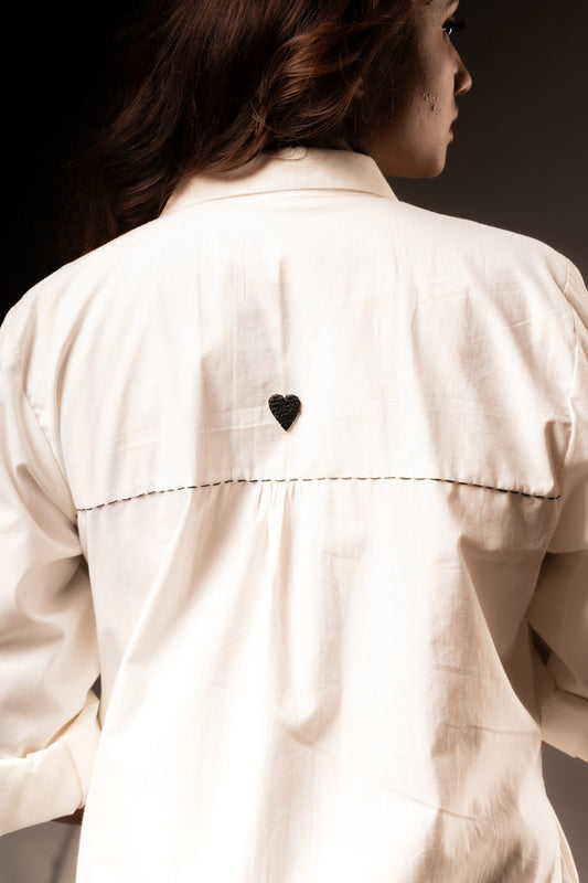 Studio Sample - 'KANIKA' Cotton silk Shirt dress