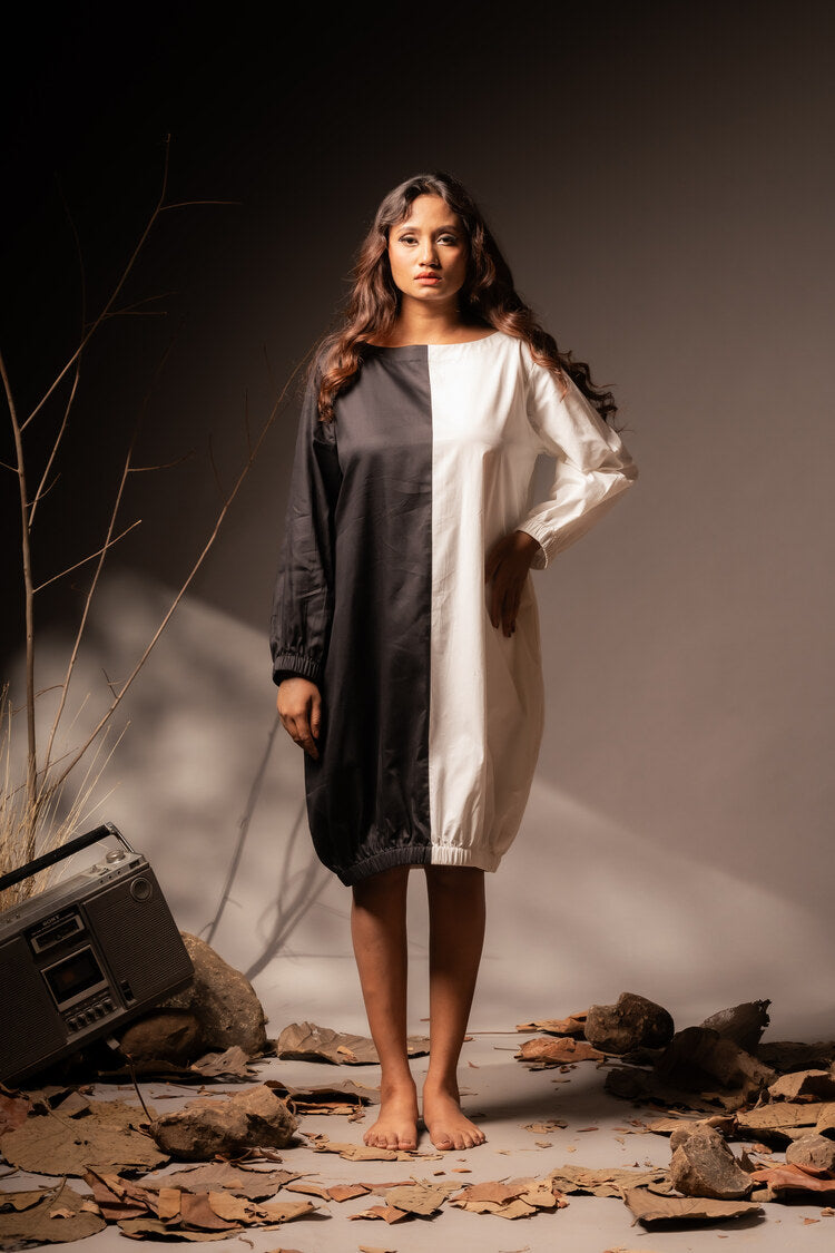 'AADYA' Cotton Silk Dress