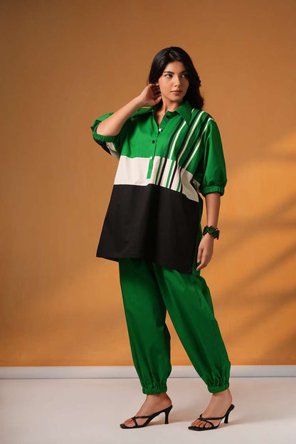 'BAAZIGAR' Poplin Cotton Co-ord Set
