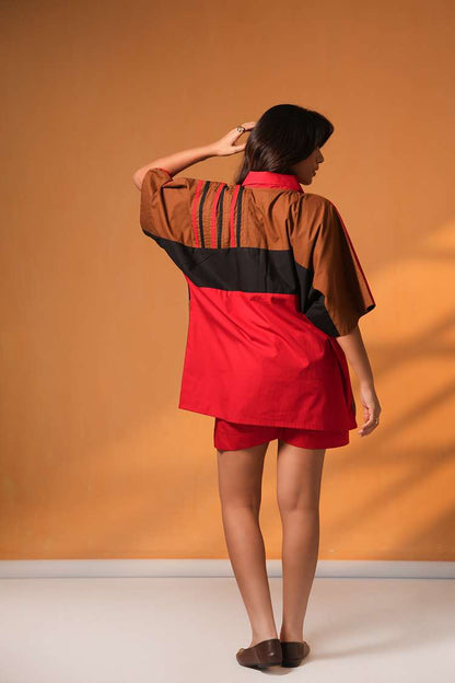 'EVENING IN PARIS' Poplin Cotton Co-ord Set