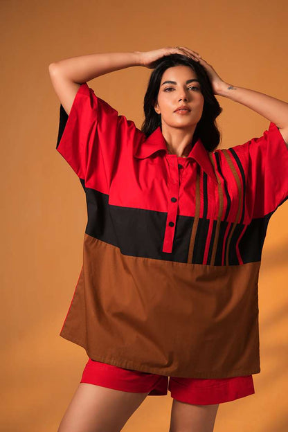 'EVENING IN PARIS' Poplin Cotton Co-ord Set