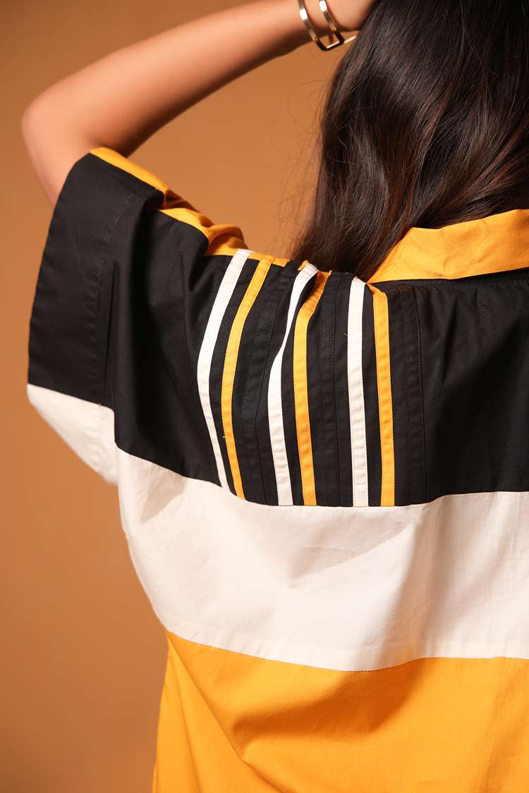 'PEELI TAXI' Poplin Cotton Co-ord Set