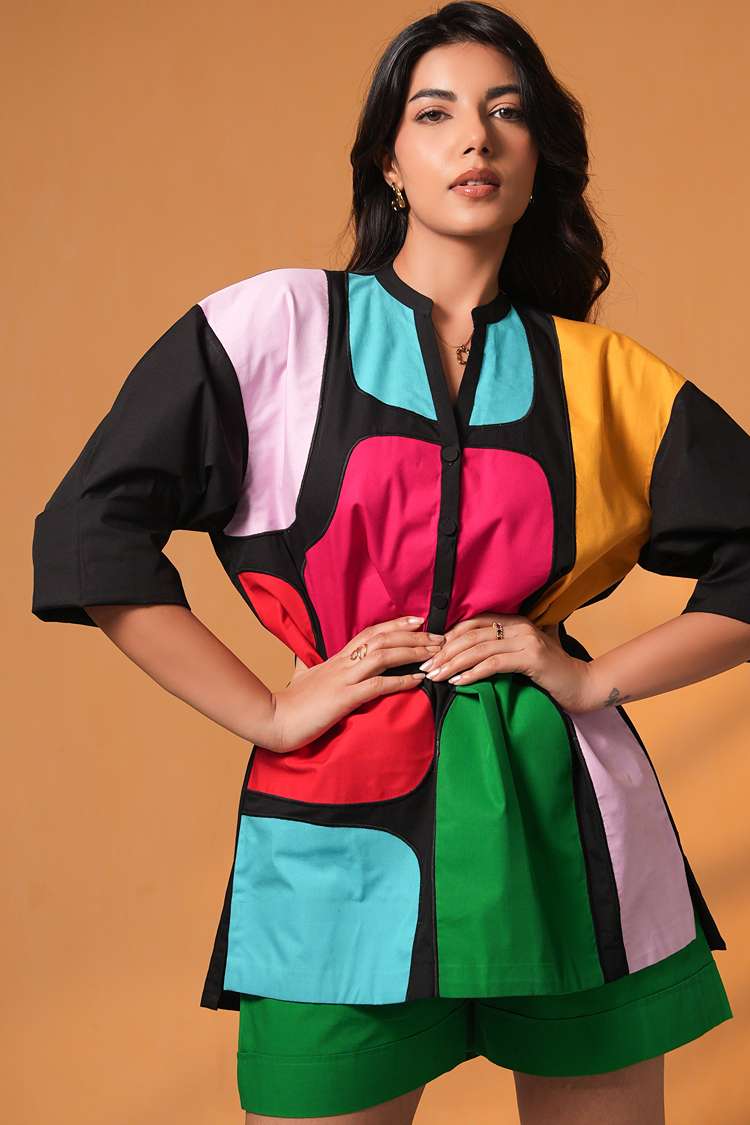 'RANGMANCH' Poplin Cotton Co-ord Set