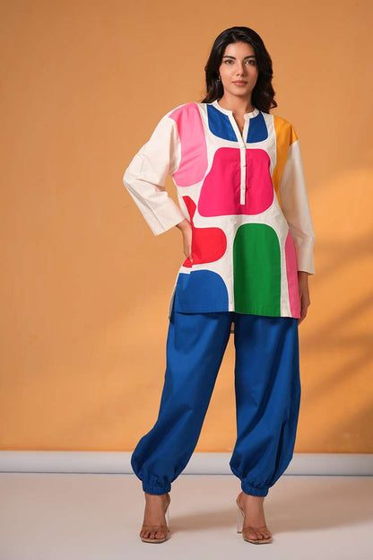 'CHITKABRA' Poplin Cotton Co-ord Set