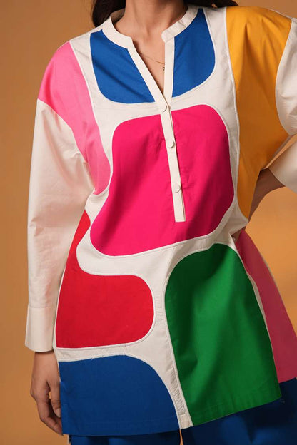 'CHITKABRA' Poplin Cotton Co-ord Set