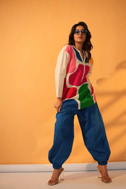 'CHITKABRA' Poplin Cotton Co-ord Set