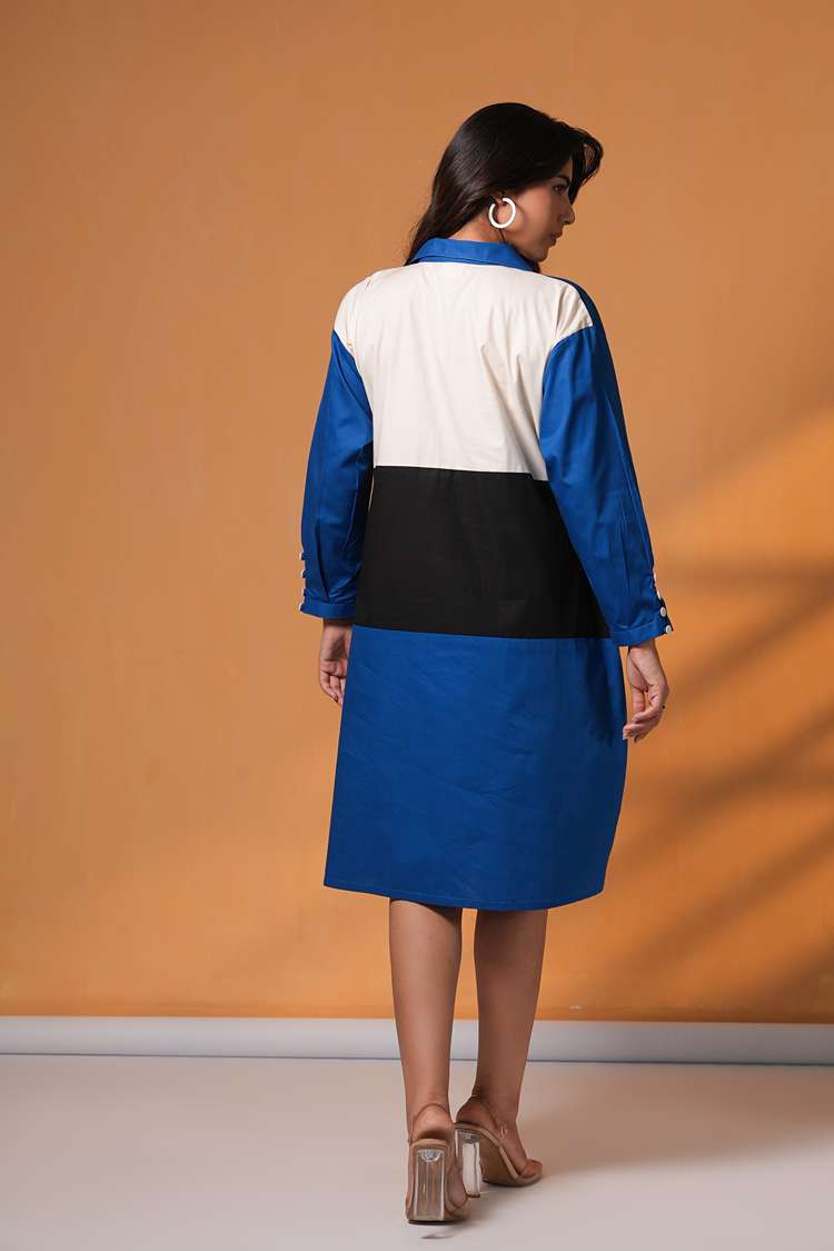 'DHANNO' Oversized Cotton Shirt Dress