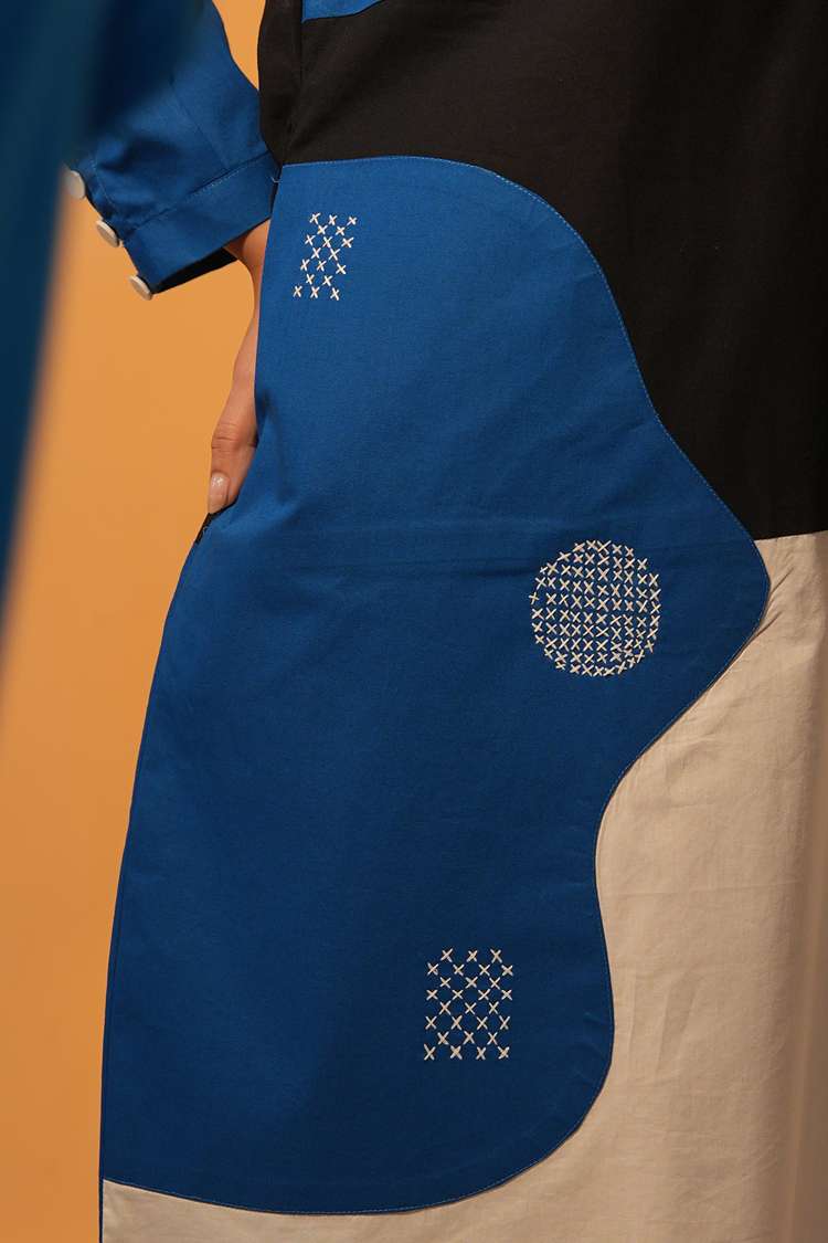 'DHANNO' Oversized Cotton Shirt Dress