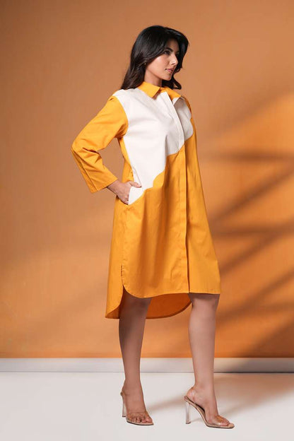 'CIRCUIT' Oversized Cotton Shirt Dress
