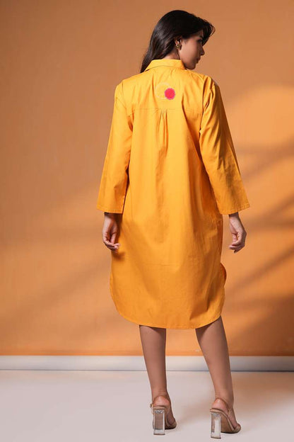 'CIRCUIT' Oversized Cotton Shirt Dress