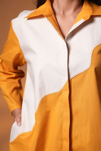 'CIRCUIT' Oversized Cotton Shirt Dress