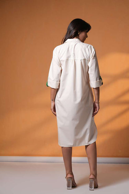 'DILWALE' Oversized Cotton Shirt Dress