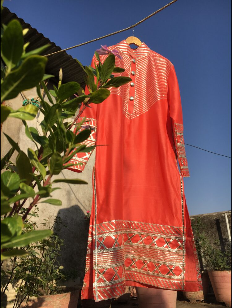 'RANGEELA' Handloom Chanderi Silk men's kurta